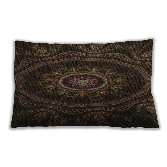 Ahgly Company Indoor Rectangular Contemporary Lumbar Throw Pillow, 13 inch by 19 inch