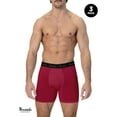 thumbnail image 2 of Threads Men's Underwear, 6" Ultra-Soft Boxer Briefs, Moisture Wicking, Anti-Odor, 3 Pack, 2 of 7
