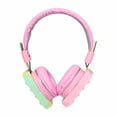 thumbnail image 4 of Kids Headphones, Cat Ear Bluetooth Headphones 94dB Volume Limiting,LED Light Up Kids Wireless Headphones Over Ear with Microphone for Laptop/PC/TV, 4 of 6