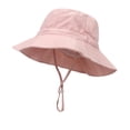 thumbnail image 1 of Toddler Baby Summer Sun Protection Fashion Solid Color Sun-Hat Cute Sunscreen Hat Cap, 1 of 9
