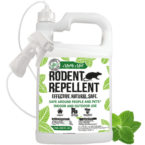 Mighty Mint Gallon (128 oz) Rodent Repellent Peppermint Oil Spray