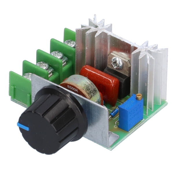 Regulador De Voltaje Electrónico De Alta Potencia Controlador De Velocidad Del Motor Termostato Electrónico Módulo De Atenuación Led,Ac 50-220V 2000W Scienceny TO003189-00