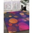 thumbnail image 2 of Ahgly Company Indoor Rectangle Patterned Mauve Taupe Purple Abstract Area Rugs, 5' x 8', 2 of 6