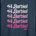 thumbnail image 3 of Barbie The Movie - Hi Barbie Stacked - Women's Lightweight French Terry Long Sleeve Shirt, 3 of 5