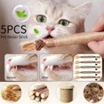thumbnail image 2 of Palo de poligono de madera para gato, palo Molar de hierba gatera, Limpieza de dientes, suministros para mascotas, 5 piezas, 2 of 4