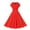 Red, variant on Rutainlusire Sleeveless Dress for Summer for Women Women's Summer Dresses for Women Beach Floral Print Sleeveless Tank Swing Dress