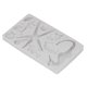 thumbnail image 2 of Molde de silicona gris DIY forma de estrella de mar caballito de mar reutilizable antiadherente elástico pastel de silicona Chocolate cubo de hielo molde de Fondant, 2 of 12