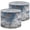 Blue Gray Paint Rust Stains, variant on Lamp Shades Set of 2 Rusted Corrugated Metal Texture Weathered Industrial Patina 13" x 13" x 10" Lampshade for Table Lamps Floor Lamps Lamp Shade Replacement Easy Assembly Required