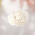 thumbnail image 3 of Milaget'Chaîne de Taille Perlée Ceinture Boucle Carrée de Mariée, 3 of 7