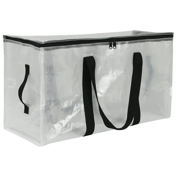 Mainstays Heavy Duty Storage and Moving Bag, Clear, 20 Gallon