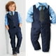 thumbnail image 2 of Conjunto de vestido para niño Vestido formal Chaleco para bebé para niño Camisa Pantalones Vestido de banquete de cuatro piezas, 2 of 5
