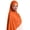 Orange, variant on QASIEATN Cotton Hijab Women's Headscarf Quality 180 X 55 Cm Soft Breathable and Opaque Daily Wear Casual Accessories Silk Scarves for Women