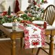 thumbnail image 5 of Mantel navideño con letras de dulces, decoración de mesa para fiestas navideñas, decoraciones de mantel, 5 of 5