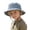 /c12Light Blue48, variant on WEIGFI Child Boys Girls Sun Hat Bucket Hat Adjustable Strap Lightweight Cartoon Dinosaur Embroidered Summer Daily Outdoor Fishing Cute Beach Caps,Blue,2-8 Years