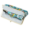 thumbnail image 5 of Elegante Floral Cinco Paraguas Plegable Anti-uv Paraguas Soleados Mujeres Hembra Para Viajar Al Aire Libre Acampar Senderismo Paraguas Rany Y Soleado Portátil, 5 of 5