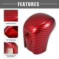 thumbnail image 5 of Motoforti Gear Shift Cover for Honda Civic 10th Gen 2016-2021 ABS Carbon Fiber Pattern Red Auto Interior accessories, 5 of 7