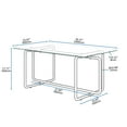thumbnail image 4 of Modern Tempered Glass Tea Table Coffee Table, Table for Living Room,Transparent 81014, 4 of 9