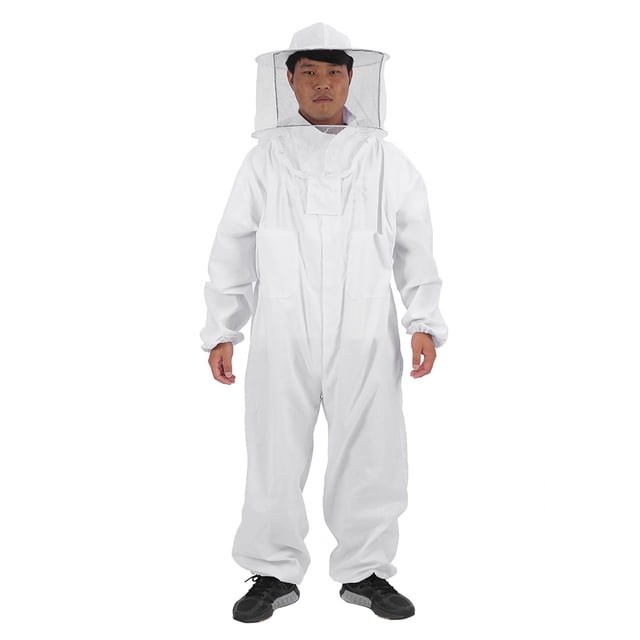 Traje de apicultura ANGGREK de Protección de apicultor Cuerpo completo sombrero XL