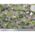 thumbnail image 3 of Soimoi Polyester Crepe Fabric Pear,Lemon & Watermelon Fruits Print Fabric by The Yard 52 Inch Wide, 3 of 3