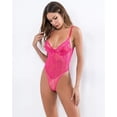 thumbnail image 3 of Lencería sexy con estampado hueco de encaje de Europa y Estados Unidos, color rojo rosa, 3 of 6