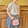 thumbnail image 2 of ZTTD Little Girl's Leather Shoulder Bag for Girls One Shoulder Bag Solid Color Mini Bowknot Fashion Shoulder Kids, 2 of 8