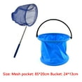 thumbnail image 3 of BESTSKY Kid Telescopic Butterfly Fishing Net Bucket Catching Bug Insect Toy (Blue), 3 of 4