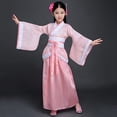 thumbnail image 2 of Girls' Ancient Chinese Traditional Hanfu Dress Fancy Dress Christmas Party Dress for Halloween, Easter, Christmas Festival, 2 of 3