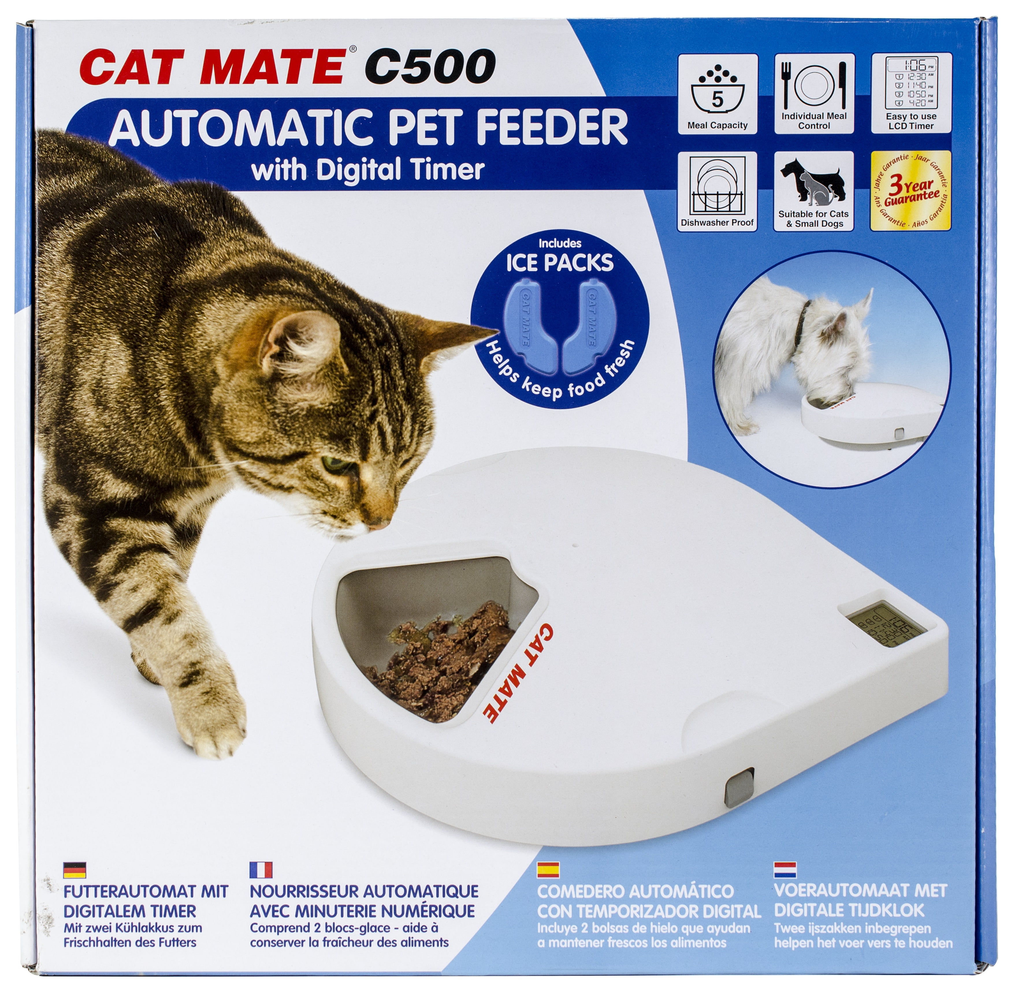 Cat Mate C500 Automatic Pet Feed W Digital Timer Walmart Canada