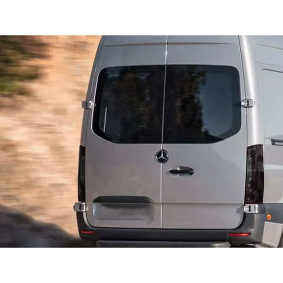 Rvinyl Tail Light Tint Covers Compatible with Mercedes-Benz Sprinter 2007-2018 - Blackout Smoke