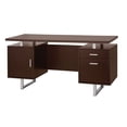 thumbnail image 3 of Coaster Papineau Ensemble de Bureau et Armoire à Dossiers Mobile 2 Pcs en Brun, 3 of 6