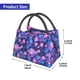 thumbnail image 2 of Easygdp Blue Skull Rose Bolsa de Almuerzo Insulada Reutilizable, Bolsa de Mano y Bandolera para Oficina, Trabajo, Viajes, 2 of 6