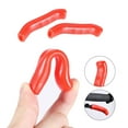 thumbnail image 4 of 1 Pair Mountain Bike Handle Bar Grip Wrap Bicycle Brake Lever Non-slip Silicone Cover Protector, 4 of 8