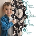 thumbnail image 3 of Blackout Kids Curtains,Pioneer Flower Floral Print Pattern Childrens Insulated Curtains Set Of 2,Bedroom Essentials,Toddler Room Decor 42"x54", 3 of 5