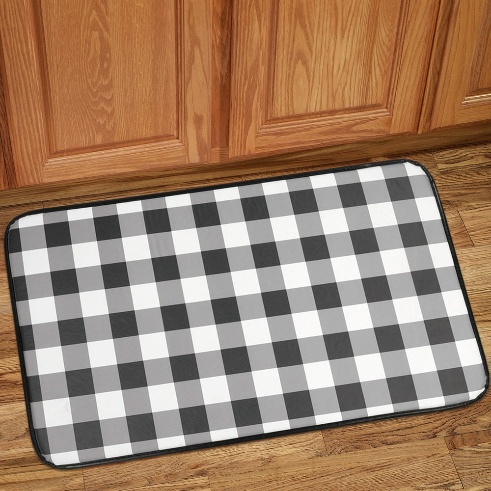Buffalo Check Printed AntiFatigue Kitchen Floor Rug Mat 18" x 30