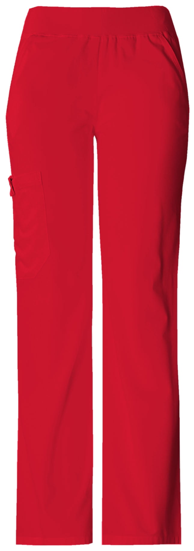 Scrubs Cherokee Workwear Petite Tapered Leg Pull On Pant 4001P REDW Red 