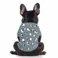 thumbnail image 4 of Dog Sweatshirt, Lightweight Animal Print, 1 Piece Gray Pet Shirt, Soft Breathable Apparel for Daily Wear Walking Outdoor Activities for Small Medium Large Dogs, 4 of 5