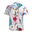 thumbnail image 3 of High Quality Hawaiian Shirts for Men Short Sleeve Aloha Beach Shirt Floral Summer Casual Button Down Shirts Blouses QC3FSV, 3 of 7