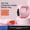 Pink, variant on CNV Ergonomic Heated Muscle Activation Ring, 5 Intensity Levels for Full Body Relaxation, Type-C Rechargeable Handheld Massager for Neck Arms and Legs, Wellness Gift
