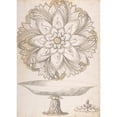 thumbnail image 3 of Erasmus Hornick 14x18 Black Modern Framed Museum Art Print Titled - Design for Single Footed Dish with Cover Shaped Like Flower and Foliage (16th Century), 3 of 5