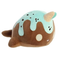 Aurora Tasty Peach 7 Strawberry Nomwhal Pink Stuffed Animal - Walmart.com