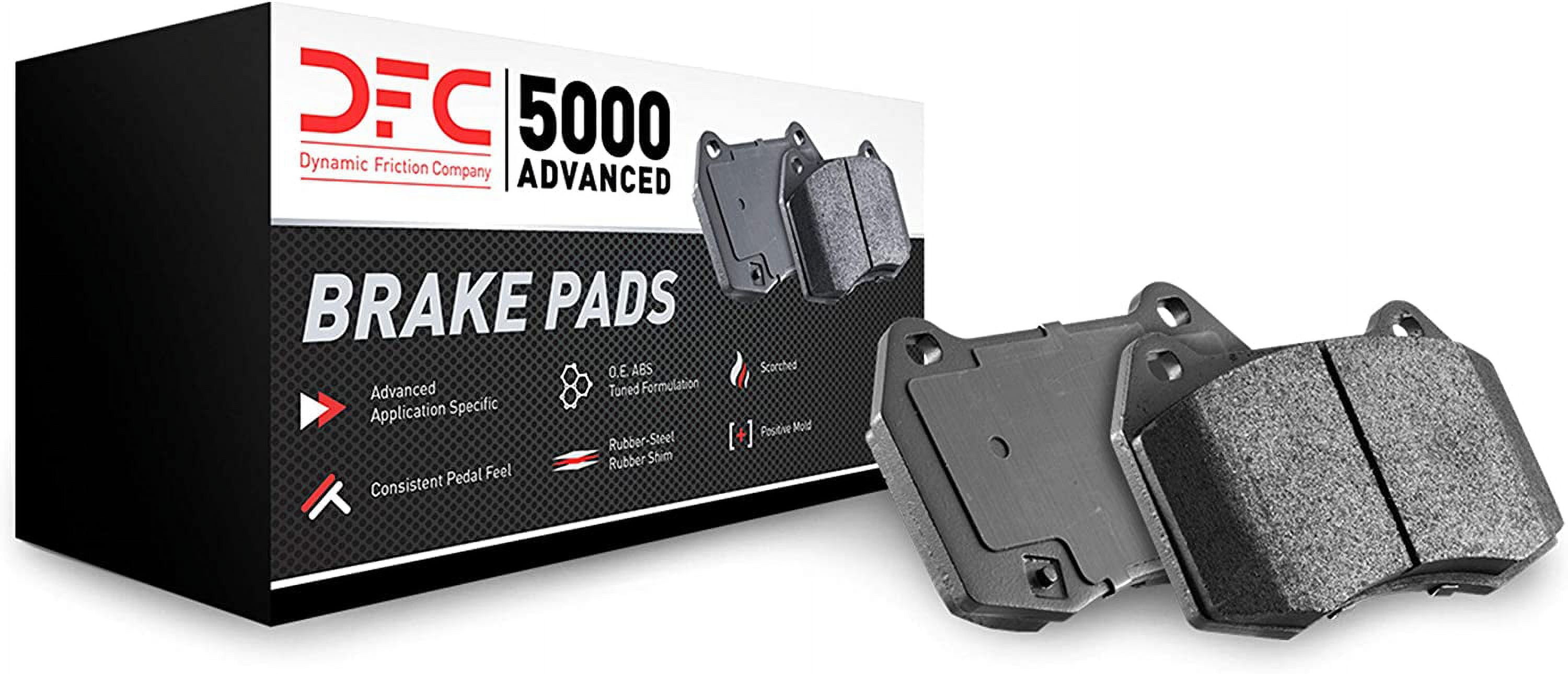 Dynamic 1551-1029-00 DFC 5000 Advanced Brake Pads - Low Metallic Fits select: 2013-2015 AUDI RS5, 2008-2012 AUDI R8