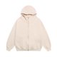 thumbnail image 1 of Autumn/Winter Heavyweight 500g Double-Headed Zipper High Neck Cardigan Jacket Solid Color Loose Casual Hoodie, 1 of 4