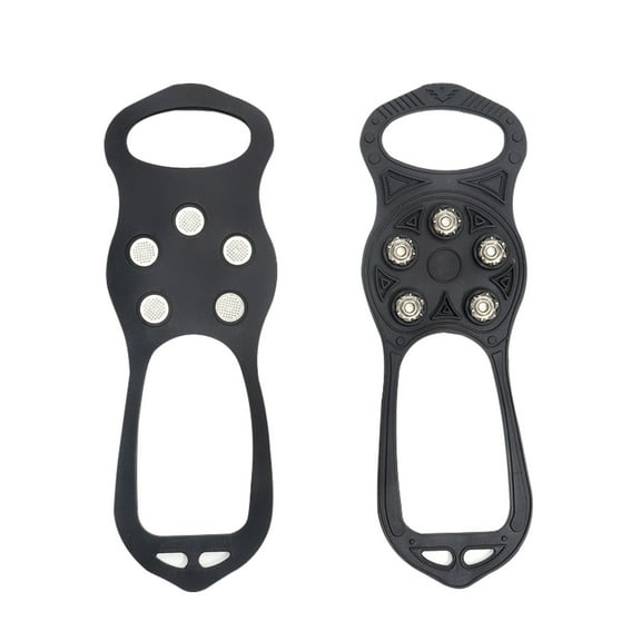 Grippers Snow Grips Winter Shoes Boots Strap Metal Spikes Studs Universal for Snow Ice Conditions