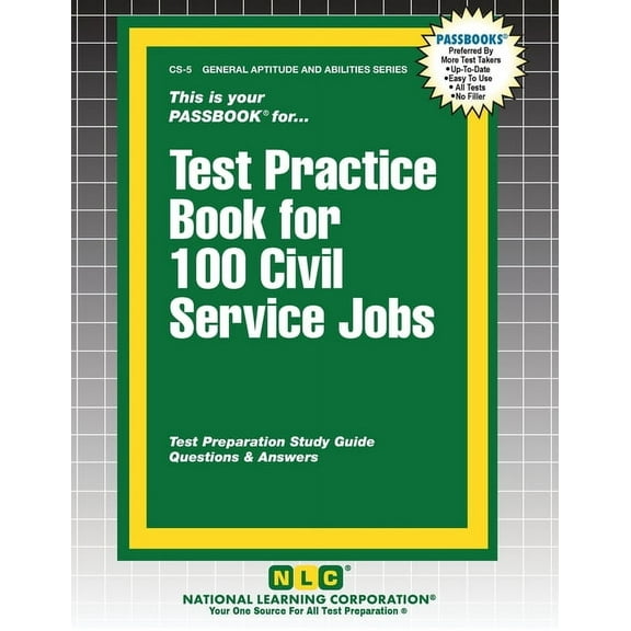 General Aptitude and Abilities Test Practice Book for 100 Civil Service Jobs, Book 5, (Paperback)