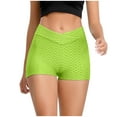 thumbnail image 2 of HUPOM Workout Shorts Women Skirt Shorts For Women Gym High Short Running Yellow S, 2 of 8