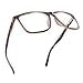 thumbnail image 3 of Lunettes de Lecture pour Hommes TR90 Brun Mat à Grande Monture avec Fabrication Robuste - Charnières à Ressort Flexibles et Robustes Lunettes pour Hommes - Tendance pour Tous les Lecteurs de Formes de Visage pour Hommes - Lunettes de Lecture Tricheuses à Grand Monture 2.25, 3 of 4