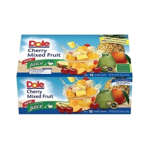 Dole Cherry Mix Fruit 164oz Cups