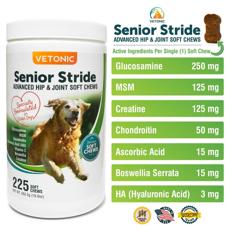 Supplements for senior dogs with clearance arthritis