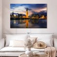 thumbnail image 2 of Elephant Stock Houses Of Parliament And Big Ben Wall Art - Horizontal Canvas Wall Art - Living Room Wall Decor - City Canvas - Blue And Orange Decor - 51" x 34", 2 of 8