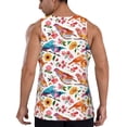 thumbnail image 3 of Xecao Flowers Birds And Butterflies Men's Tank Top Workout Quick Dry Sleeveless Gym Jogging Muscle Shirts Summer Swim Beach Tops, 3 of 9